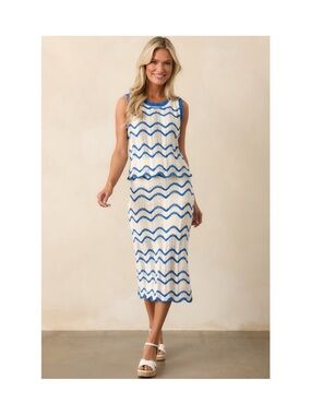 Triple Threads Knit Tank and Midi Skirt Set NWOT